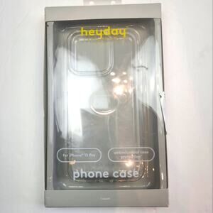 Apple iPhone 13 Pro Phone Case Clear Hard Case Rubber Bumper Wireless Charge